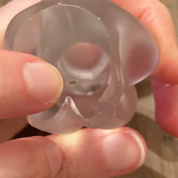 Vintage Frosted Glass Poodle - Picture 8 of 8